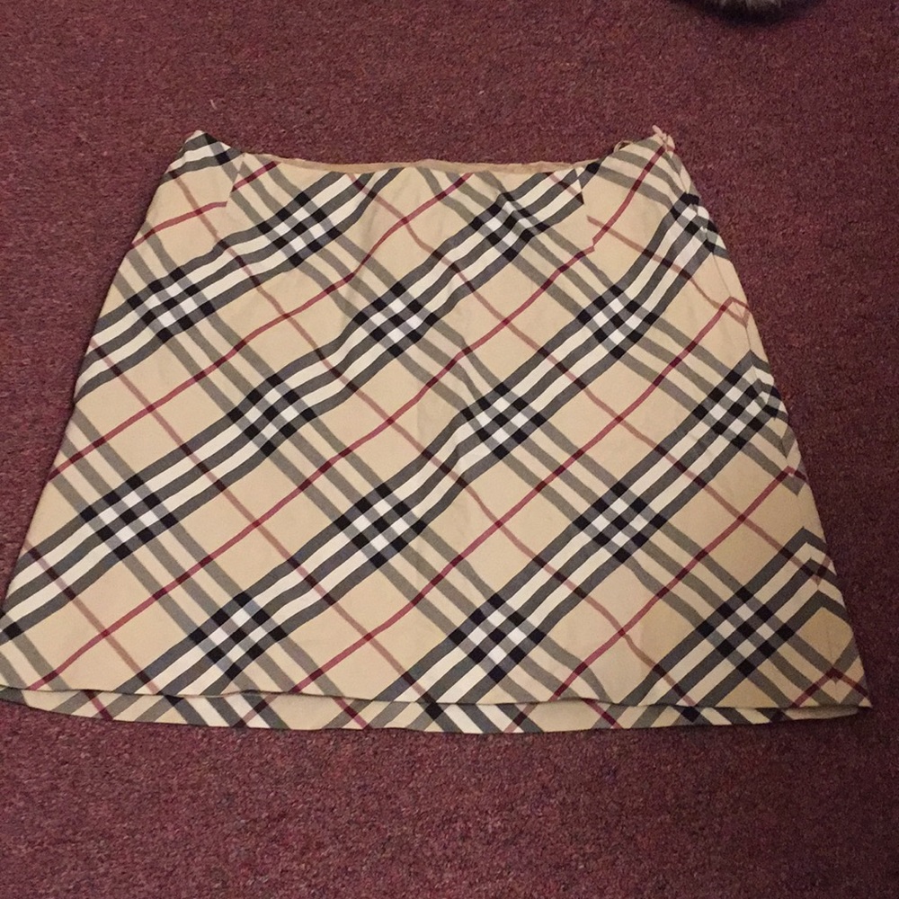 Authentic Burberry a-line skirt